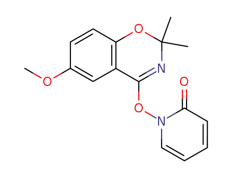 1-(6-Methoxy-2,2-dimethyl-2H-benzo[e][1,3]oxazin-4-yloxy)-1H-pyridin-2-one