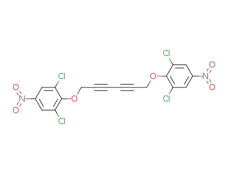 Benzene, 1,1'-[2,4-hexadiyne-1,6-diylbis(oxy)]bis[2,6-dichloro-4-nitro-