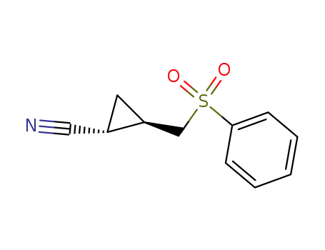 (1R,2R)-2-Benzenesulfonylmethyl-cyclopropanecarbonitrile