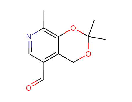 Molecular Structure of 6560-65-2 (α4,3-Isopropylideneisopyridoxal)