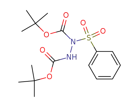 di-tert-butyl 1-(phenylsulfonyl)hydrazine-1,2-dicarboxylate