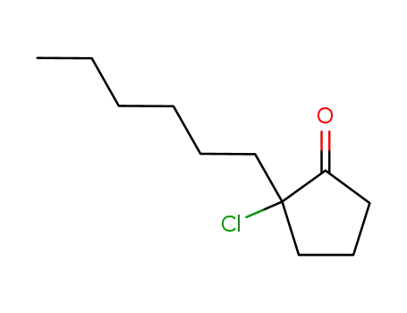 2-chloro-2-hexylcyclopentanone
