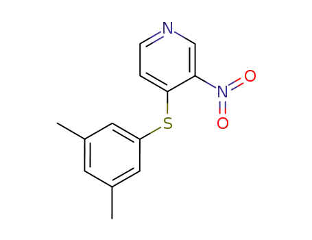 4-<(3',5'-Dimethylphenyl)thio>-3-nitropyridine