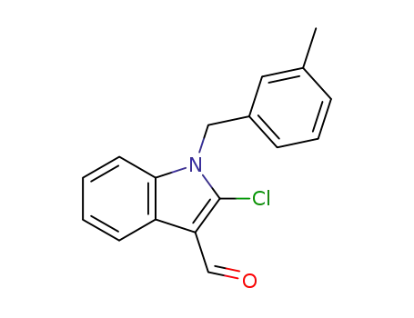 2-Chloro-1-(3-methyl-benzyl)-1H-indole-3-carbaldehyde