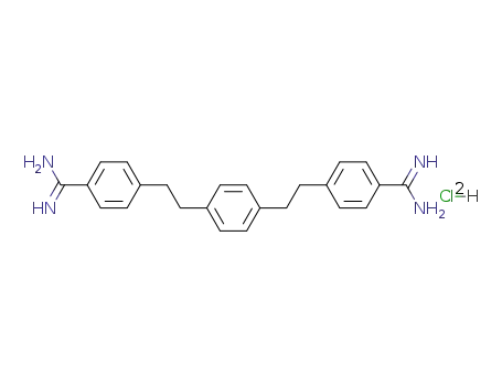 1,4-bis(4'-guanylphenylethyl)benzene dihydrochloride