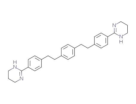 1,4-bis<4-(1,4,5,6-tetrahydro-2-pyrimidinyl)phenylethyl>benzene
