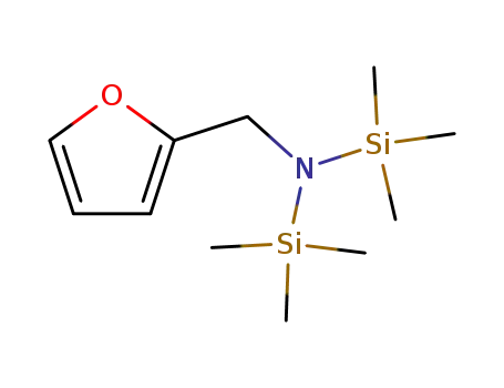 Molecular Structure of 94807-36-0 (Silanamine, N-(2-furanylmethyl)-1,1,1-trimethyl-N-(trimethylsilyl)-)