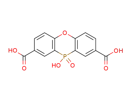 10-hydroxy-10-oxo-10H-10λ5-phenoxaphosphine-2,8-dicarboxylic acid