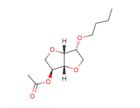 2-O-acetyl-1,4:3,6-dianhydro-5-O-butyl-D-glucitol