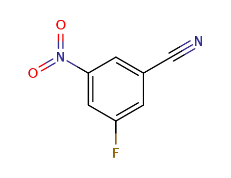 Molecular Structure of 110882-60-5 (3-FLUORO-5-NITROBENZONITRILE)