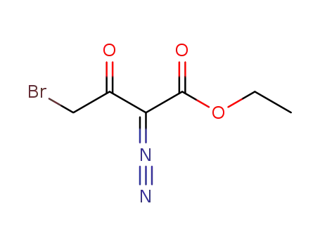 Molecular Structure of 188475-10-7 (Butanoic acid, 4-bromo-2-diazo-3-oxo-, ethyl ester)