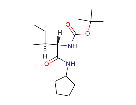 N-[N-(tert-butyloxycarbonyl)-L-isoleucyl]cyclopentylamine