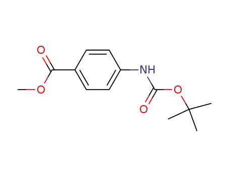 Molecular Structure of 164596-20-7 (methyl 4-(tert-butoxycarbonylamino)benzoate)