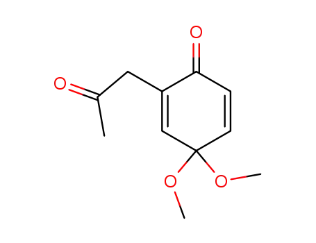 4,4-dimethoxy-2-(2-oxopropyl)cyclohexa-2,5-dien-1-one