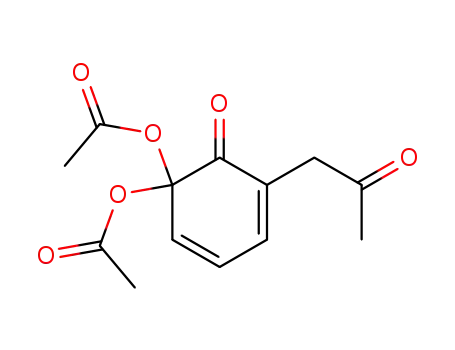 6,6-diacetoxy-2-(2-oxopropyl)cyclohexa-2,4-dien-1-one