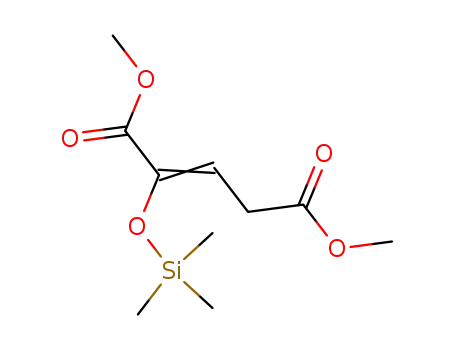 Molecular Structure of 55590-96-0 (2-(Trimethylsiloxy)-2-pentenedioic acid dimethyl ester)