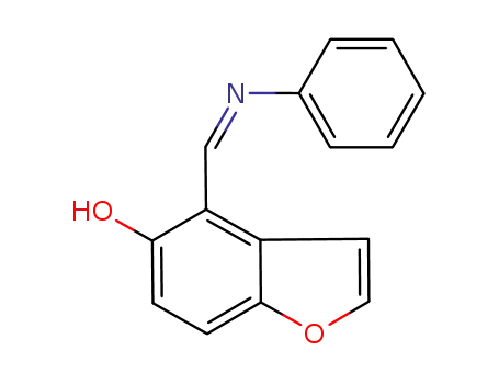 5-Hydroxy-4-(N-phenyliminomethyl)benzofuran