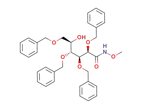 1N-methoxy-2,3,4,6-tetrakis(benzyloxy)-5-hydroxy-(2R,3S,4R,5R)-hexanamide
