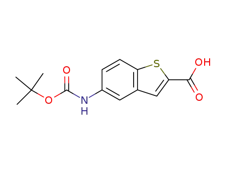 5-((tert-butoxycarbonyl)amino)benzo[b]thiophene-2-carboxylic acid