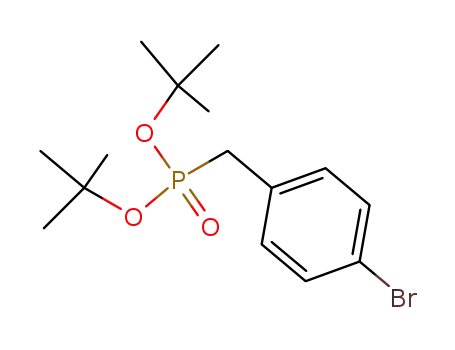 Molecular Structure of 300583-37-3 (Phosphonic acid, [(4-bromophenyl)methyl]-, bis(1,1-dimethylethyl) ester)