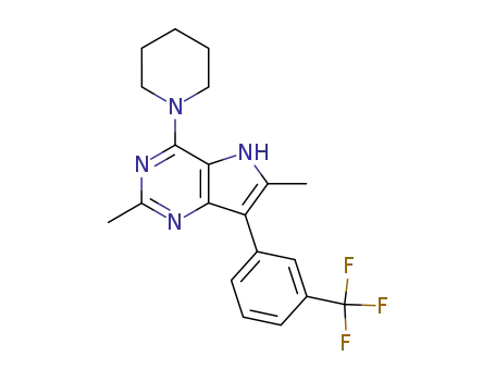 2,6-dimethyl-4-piperidyl-7-[3-(trifluoromethyl)phenyl]pyrrolo[3,2-d]pyrimidine