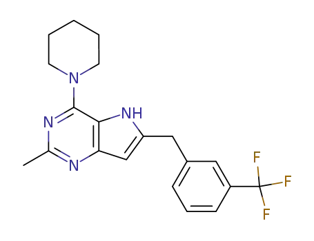 2-methyl-4-piperidyl-6-([3-(trifluoromethyl)phenyl]methyl)pyrrolo[3,2-d]pyrimidine
