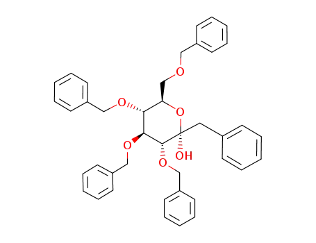 1-C-benzyl-2,3,4,6-tetra-O-benzyl-α-D-glucopyranose