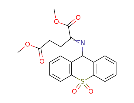 2-[(E)-10,10-Dioxo-9,10-dihydro-10λ6-thioxanthen-9-ylimino]-pentanedioic acid dimethyl ester