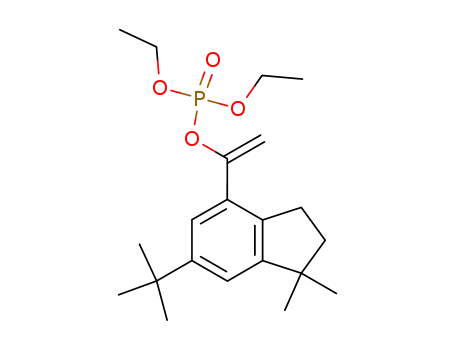 phosphoric acid 1-(6-tert-butyl-1,1-dimethyl-indan-4-yl)-vinyl ester diethyl ester