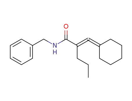 N-benzyl 4-cyclohexylidene-2-propylacrylamide