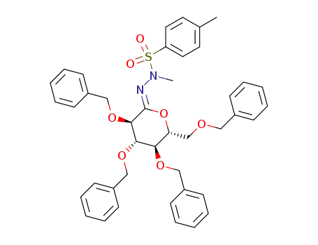1'-methyl-2'-[(Z)-2,3,4,6-tetra-O-benzyl-D-glucopyranosyllidene]toluene-4-sulfohydrazide