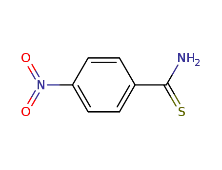 Molecular Structure of 26060-30-0 (4-NITRO-THIOBENZAMIDE)
