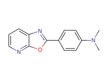Molecular Structure of 52334-21-1 (Benzenamine, N,N-dimethyl-4-oxazolo[5,4-b]pyridin-2-yl-)