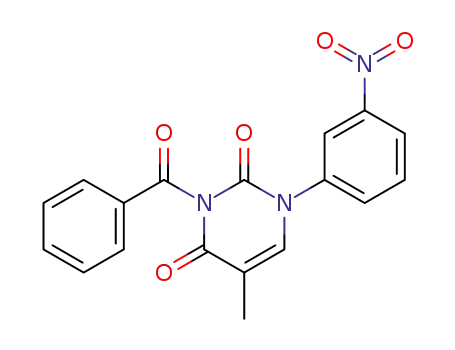 3-benzoyl-5-methyl-1-(3-nitrophenyl)pyrimidine-2,4(1H,3H)-dione