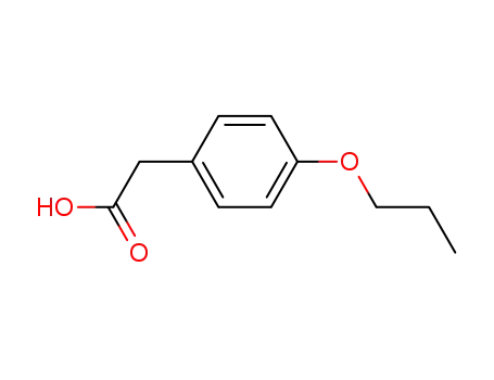 Molecular Structure of 26118-57-0 ((4-PROPOXY-PHENYL)-ACETIC ACID)