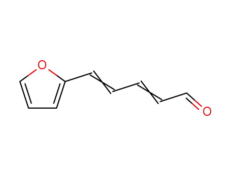 Molecular Structure of 5916-94-9 (2,4-Pentadienal, 5-(2-furanyl)-)