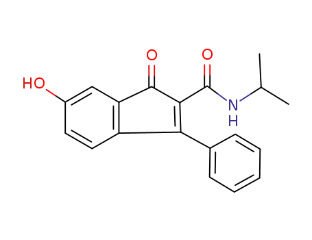 6-hydroxy-1-oxo-3-phenyl-1H-indene-2-carboxylic acid isopropyl amide