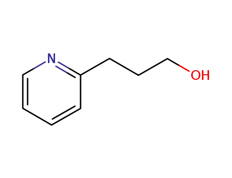 Molecular Structure of 2859-68-9 (2-Pyridinepropanol)