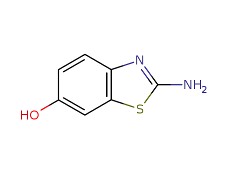 Molecular Structure of 26278-79-5 (2-Amino-benzothiazol-6-ol)