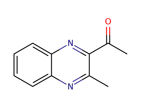 Molecular Structure of 22059-64-9 (1-(3-METHYLQUINOXALIN-2-YL)ETHANONE)