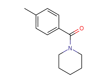 Molecular Structure of 13707-23-8 (1-Piperidinyl(p-tolyl)methanone)
