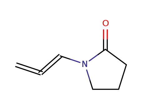 Molecular Structure of 17426-48-1 (2-Pyrrolidinone, 1-(1,2-propadienyl)-)