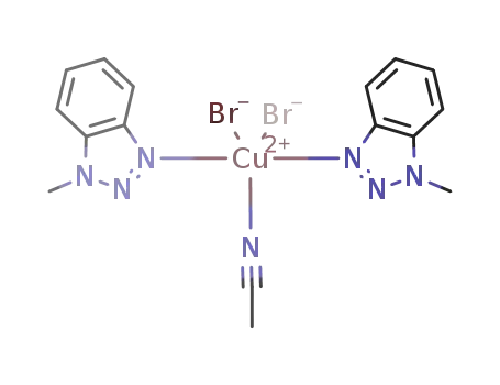 CuBr2(C6H4N3CH3)2(CH3CN)