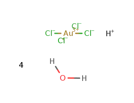 hydrogen tetrachloroaurate(III) tetrahydrate