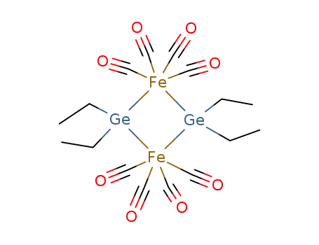 (C2H5)2GeFe(CO)4Ge(C2H5)2Fe(CO)4