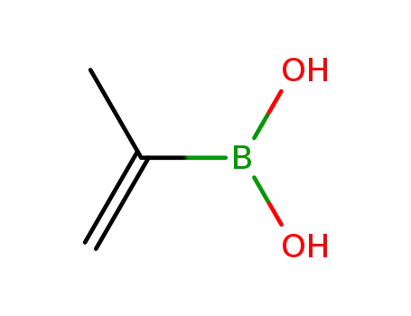 Molecular Structure of 14559-87-6 (Boronic acid, (1-methylethenyl)-)