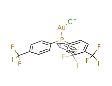 Tris(4-trifluoromethylphenyl)phosphine gold chloride