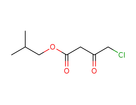 Molecular Structure of 97938-39-1 (Butanoic acid, 4-chloro-3-oxo-, 2-methylpropyl ester)