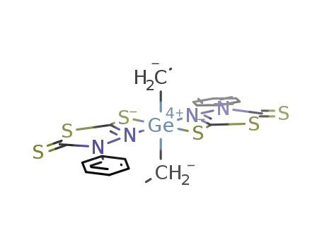 bis(2,5-dimercapto-4-phenyl-1,3,4-thiodiazolate)diethylgermanium(IV)
