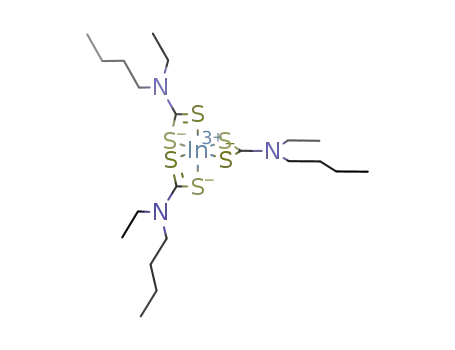tris(N,N-ethylbutyldithiocarbamato)indium(III)